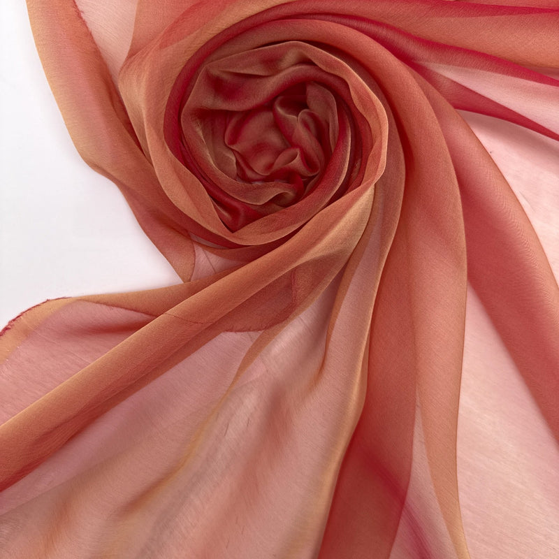 Silk Changeant Shades Red Fabric