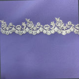 Beaded Floral Lace Trimming