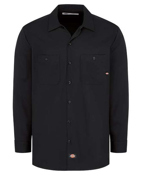 Dickies Men's Industrial Cotton Long Sleeve Work Shirt