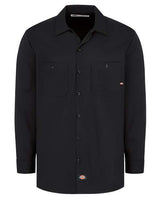 Industrial Cotton Long Sleeve Work Shirt - Tall Sizes