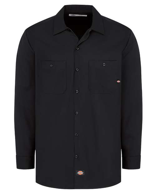 Dickies Men's Tall Industrial Cotton Long Sleeve Work Shirt
