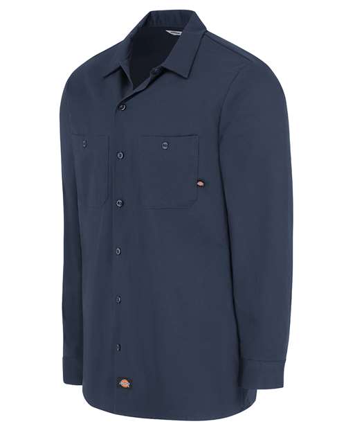 Industrial Cotton Long Sleeve Work Shirt - Tall Sizes