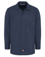 Industrial Cotton Long Sleeve Work Shirt - Tall Sizes