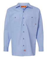 Dickies Men's Industrial Long Sleeve Work Shirt