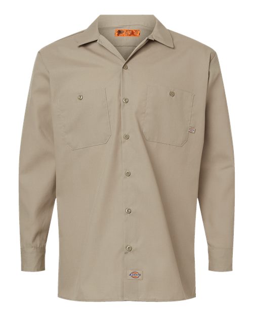 Dickies Men's Tall Industrial Long Sleeve Work Shirt