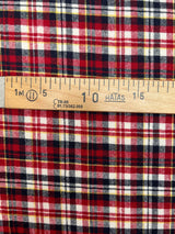Wool Checked Woven Fabric