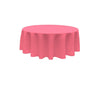 96" Round Poly Poplin Seamless Tablecloth Polyester Fabric - Round, Seamless, 96" Diameter (1 Piece)