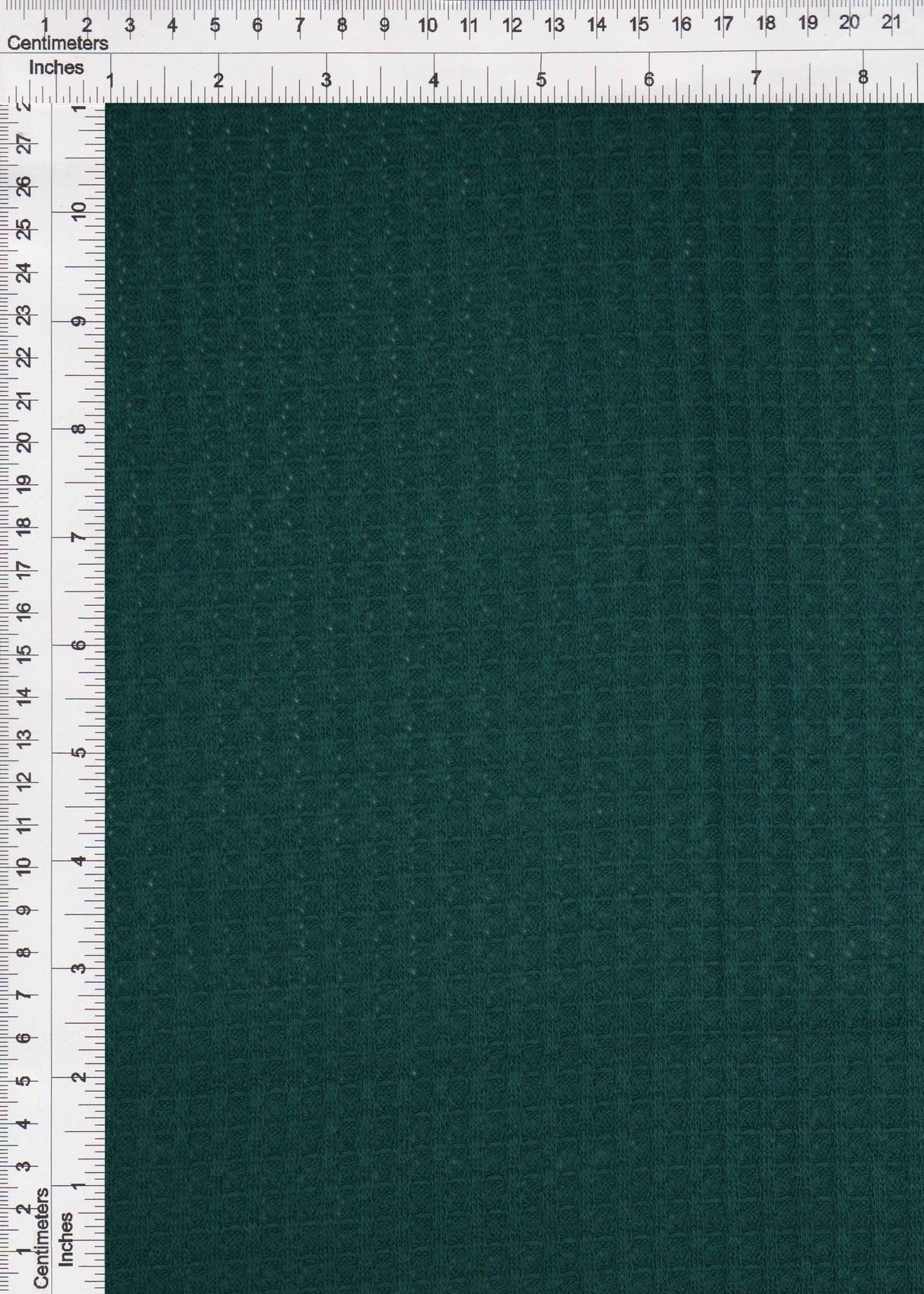 Waffle Stretch Knit Fabric Solid