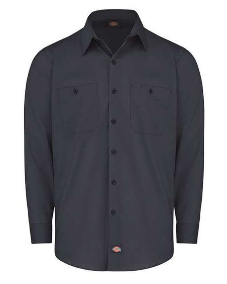 Dickies Men's Tall Industrial Worktech Ventilated Long Sleeve Work Shirt