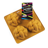The Kosher Cook KCBW0164 Royal "Challettes" Silicone Pan, 4 Cavities