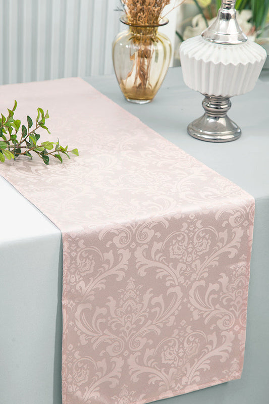 Polyester Table Runner 12x108 Blush Pink