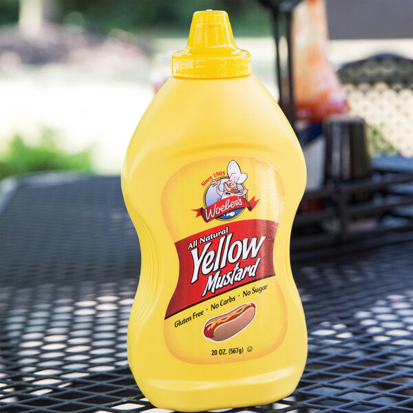 Woeber's 20 oz. Salad Style Mustard - 12/Case