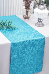Polyester Table Runner 12x108 Turquoise