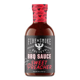 FIRE & SMOKE SOCIETY SWEET PREACHER BBQ SAUCE 20 OZ BOTTLE