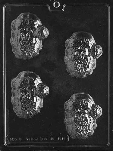 Santa Head Chocolate Mold - LPC434