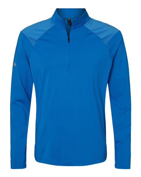 Adidas Men's Ultimate365 Lightweight Shoulder Stripe Quarter-Zip Pullover