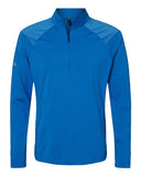 Men's Shoulder Stripe Quarter-Zip Pullover
