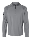 Men's Shoulder Stripe Quarter-Zip Pullover