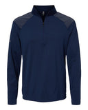 Adidas Men's Ultimate365 Lightweight Shoulder Stripe Quarter-Zip Pullover