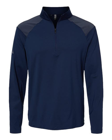 Adidas Men's Ultimate365 Lightweight Shoulder Stripe Quarter-Zip Pullover