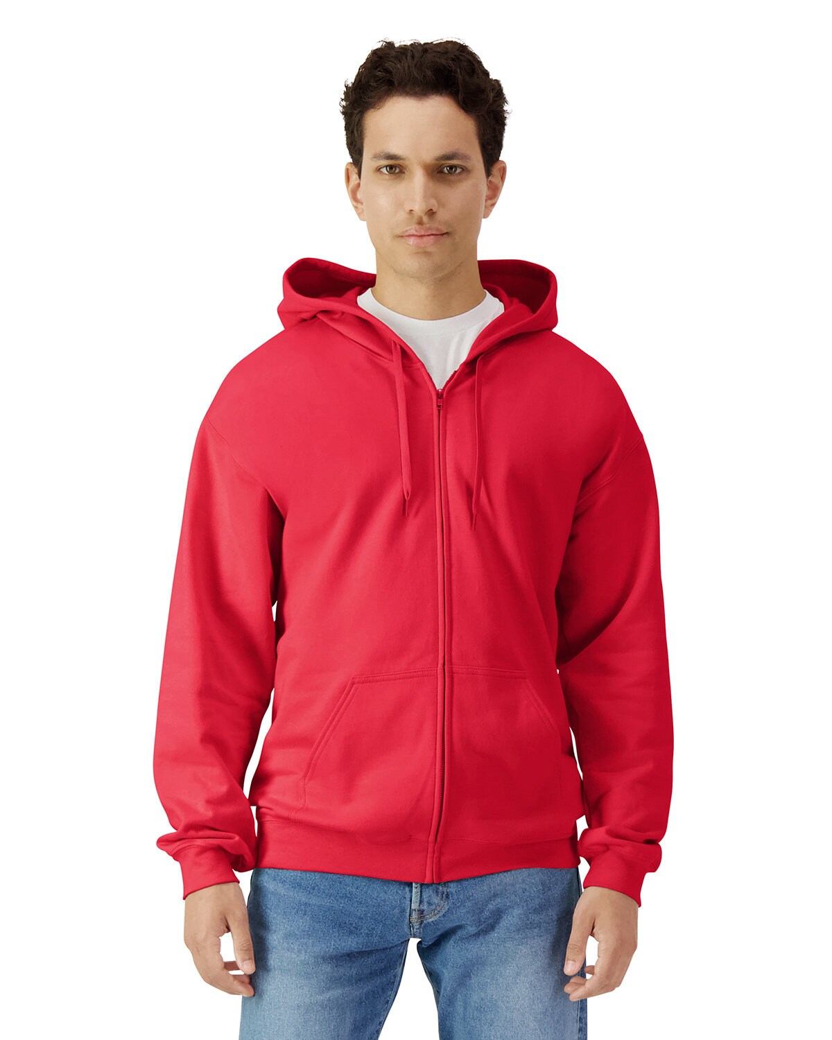 Gildan® Soft style Fleece Hooded Long Sleeve Sweatshirt