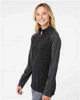 Women's Stripe Block Quarter-Zip Pullover