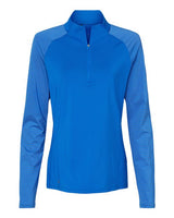 Adidas Women's Ultimate365 Lightweight Raglan Quarter-Zip Pullover