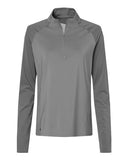 Adidas Women's Ultimate365 Lightweight Raglan Quarter-Zip Pullover