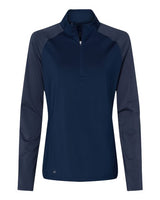 Adidas Women's Ultimate365 Lightweight Raglan Quarter-Zip Pullover