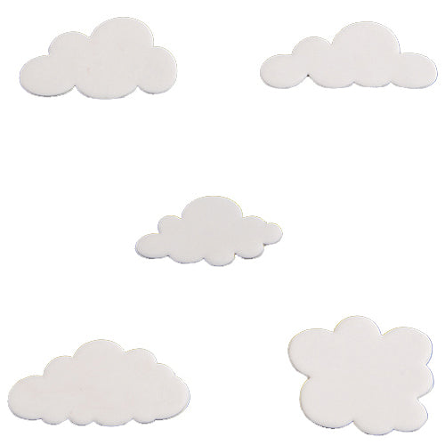 FMM Sugarcraft Fluffy Cloud Plastic Gumpaste Cutters, Set of 5