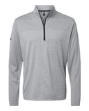Heather Block Print Quarter-Zip Pullover