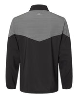 Heather Chevron Quarter-Zip Windshirt