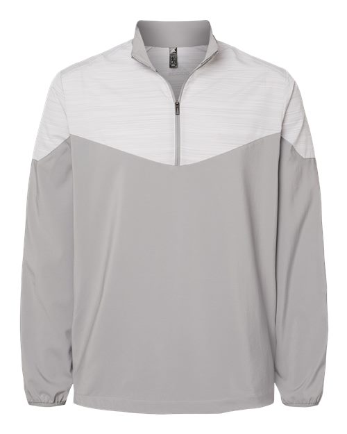 Heather Chevron Quarter-Zip Windshirt