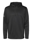 Men's Textured Mixed Media Hooded Sweatshirt