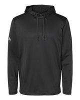 Adidas Men's Textured Mixed Media Midweight Hooded Sweatshirt