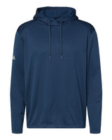 Adidas Men's Textured Mixed Media Midweight Hooded Sweatshirt