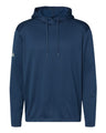 Adidas Men's Textured Mixed Media Midweight Hooded Sweatshirt