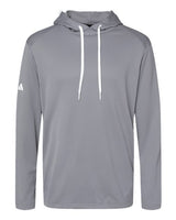 Adidas Men's Textured Mixed Media Midweight Hooded Sweatshirt
