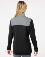 Women's Textured Mixed Media Full-Zip Jacket