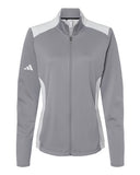 Women's Textured Mixed Media Full-Zip Jacket