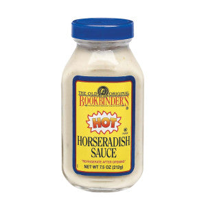 BOOKBINDER'S HOT HORSERADISH SAUCE 9.5 OZ JAR