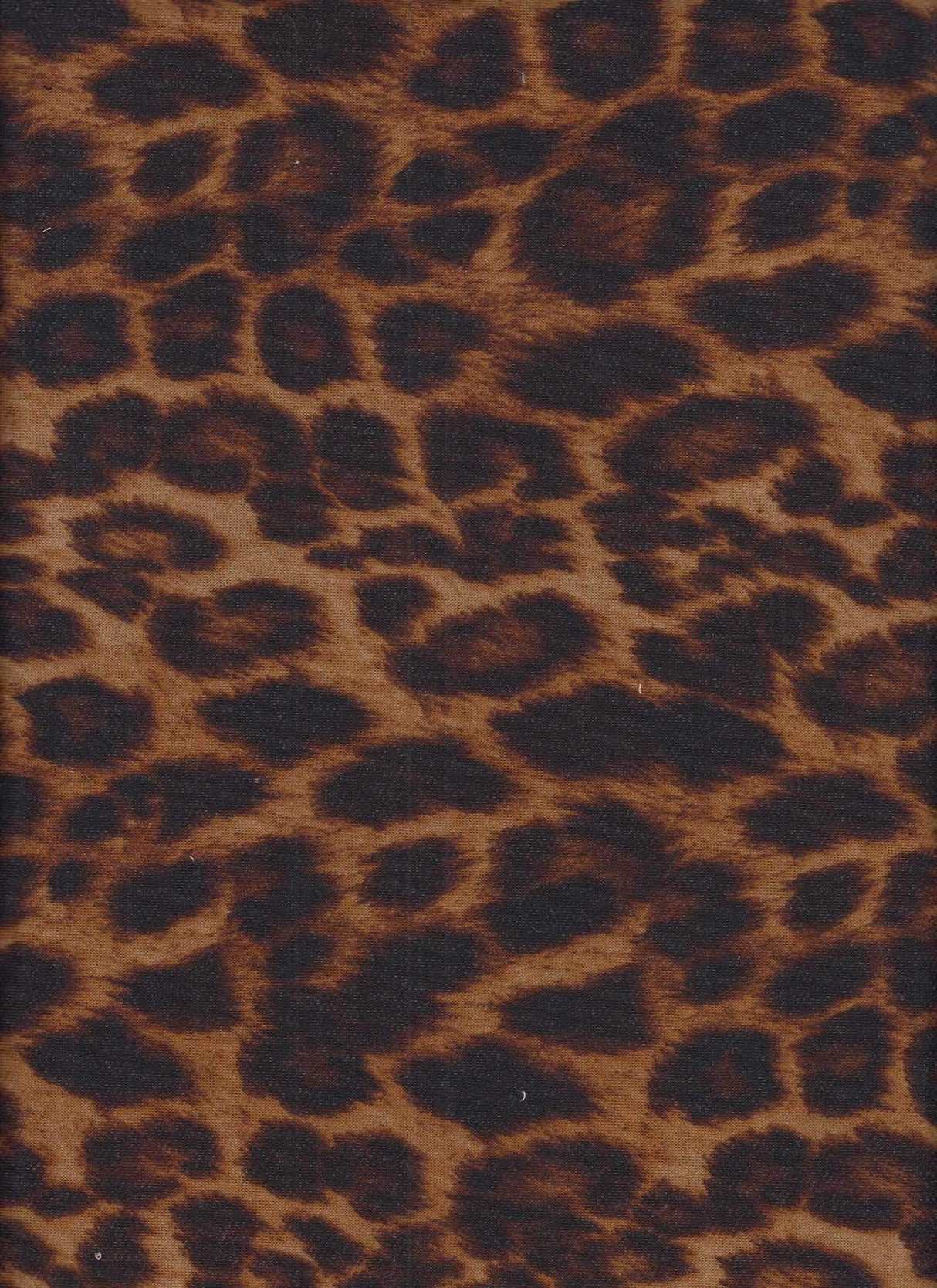 1 Yard Camel French Terry Animal Print Knit Fabric, 58/60? Wide Polyester Rayon Spandex Blend
