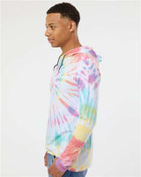 Tie-Dyed Long Sleeve Hooded T-Shirt