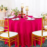 Floral Damask Round Jacquard Table Cover