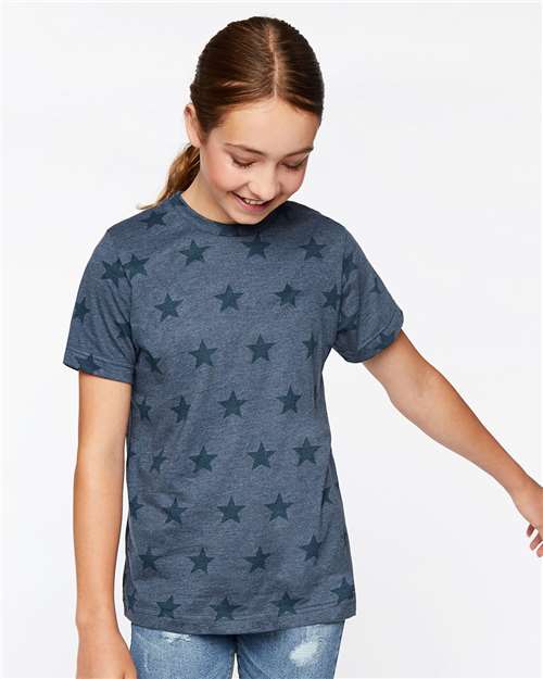 Youth Star Print Tee