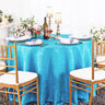 Floral Damask Round Jacquard Table Cover