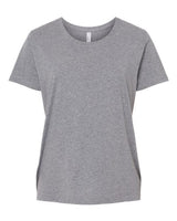 LAT Women's Curvy Collection Fine Jersey Tee