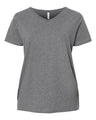 Curvy Collection Women's Fine Jersey V-Neck Tee