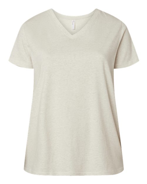 Curvy Collection Women's Fine Jersey V-Neck Tee