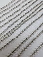 Silver Metal Crystals Sewing Notions